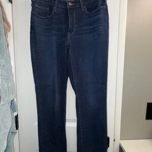 Levi's Dark Indigo Straight-Leg Women's Jeans